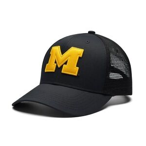Michigan Wolverines Nike Legacy91 Dri-Fit Navy Mesh Back Soft Cap